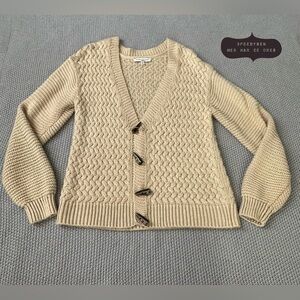 Pamela Love Beige Cardigan size Small